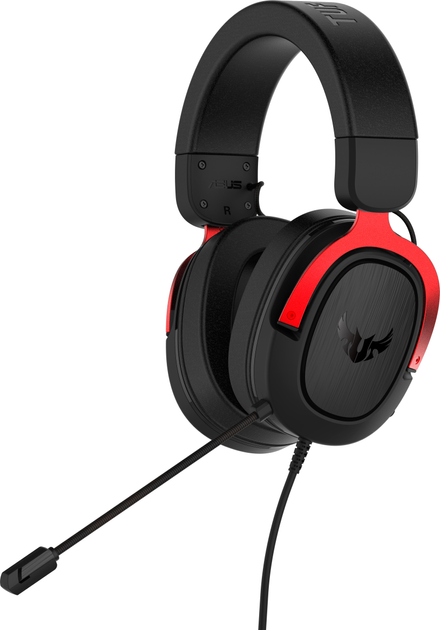 Słuchawki Asus TUF Gaming H3 Red (90YH02AR-B1UA00) - obraz 1