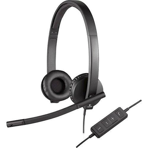Навушники Logitech Corded Stereo USB Headset H570e (981-000575) - зображення 1