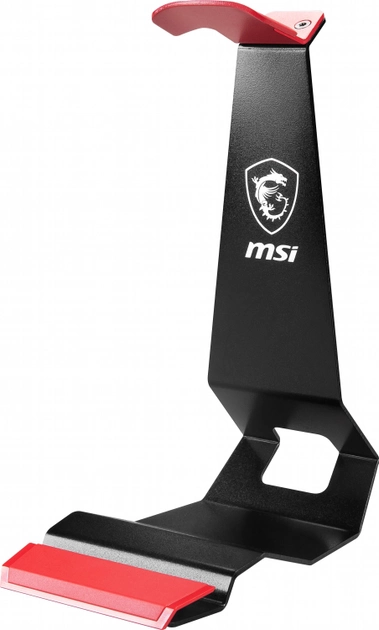 Підставка для навушників MSI HS01 Headset Stand Black-Red - зображення 1