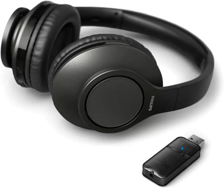 Навушники Philips TAH6206 Over-ear Wireless for TV (TAH6206BK/00) - зображення 5