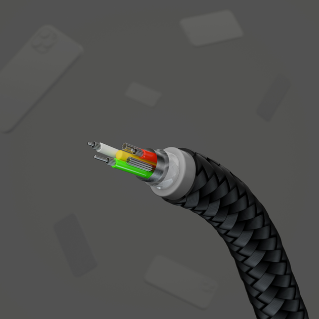 Kabel Belkin W OPLECIE SILIKONOWYM USB-A do Lightning 1m Czarny (CAA010bt1MBK) - obraz 9