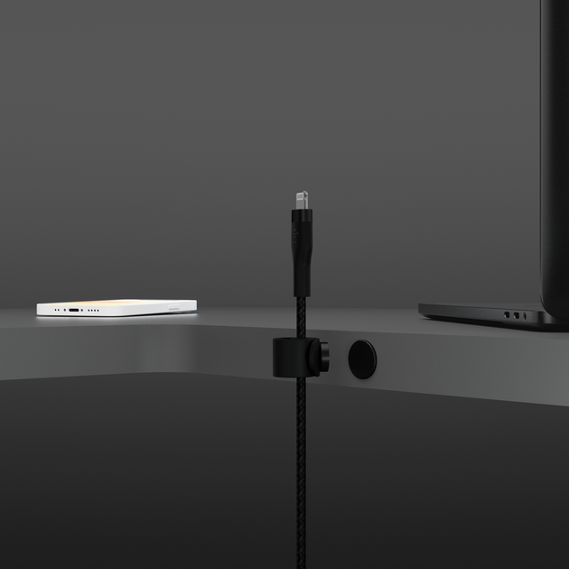 Kabel Belkin W OPLECIE SILIKONOWYM USB-A do Lightning 1m Czarny (CAA010bt1MBK) - obraz 12