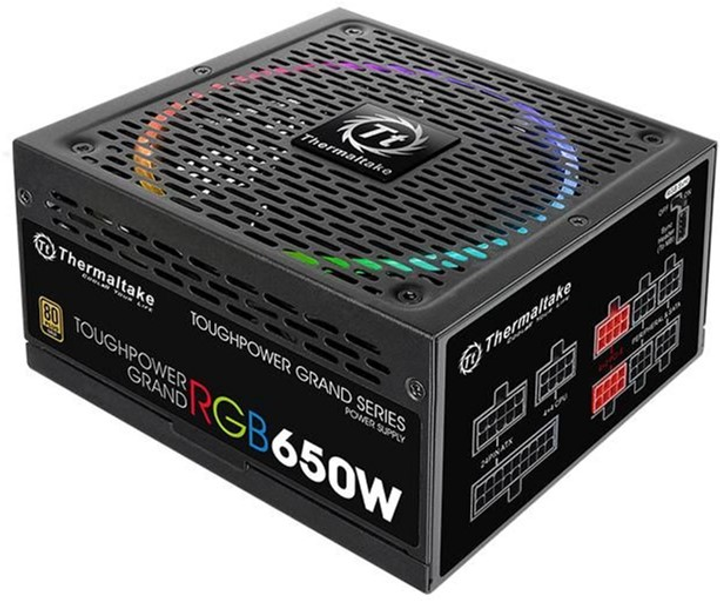 Zasilacz Thermaltake Toughpower Grand RGB 650W (PS-TPG-0650FPCGEU-S) - obraz 1