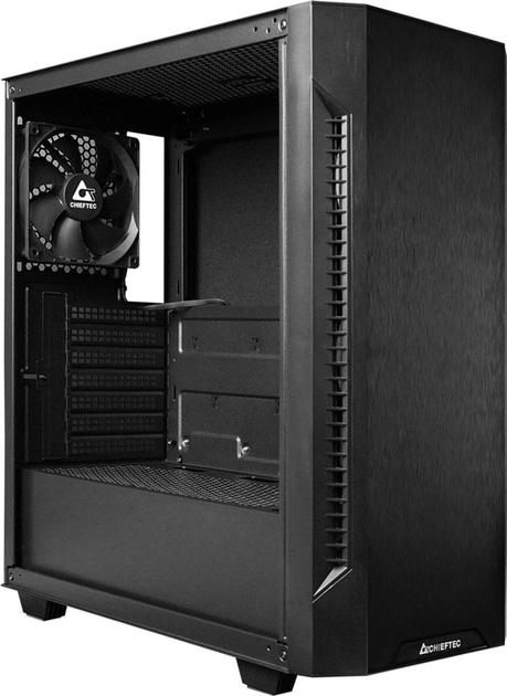 Корпус Chieftec Elox Black (AS-01B-OP) - зображення 5