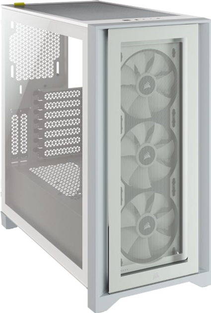 Obudowa Corsair iCUE 4000X RGB Szkło hartowane Białe (CC-9011205-WW) - obraz 3