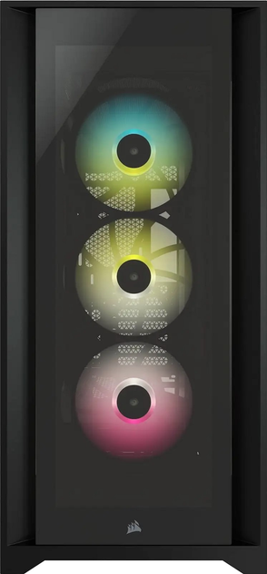 Obudowa Corsair iCUE 5000X RGB Szkło hartowane Czarne (CC-9011212-WW) - obraz 3