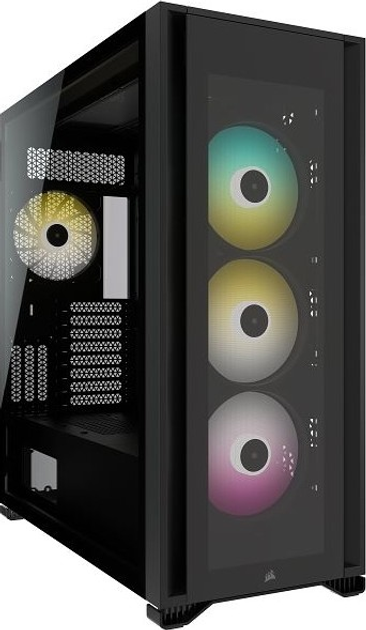 Корпус Corsair iCUE 7000X RGB Tempered Glass Black (CC-9011226-WW) - зображення 1