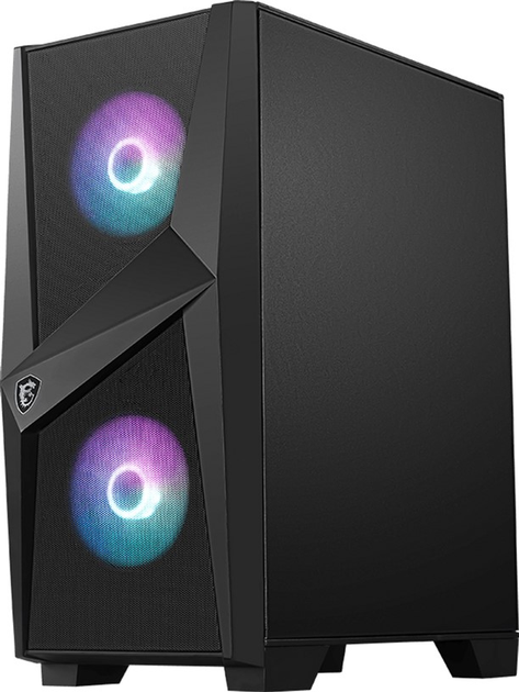 Obudowa MSI MAG Forge 100R czarne - obraz 3