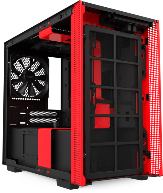 Корпус NZXT H210 Black/Red Chassis (CA-H210B-BR) - зображення 10