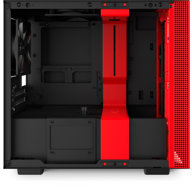 Корпус NZXT H210 Black/Red Chassis (CA-H210B-BR) - зображення 12