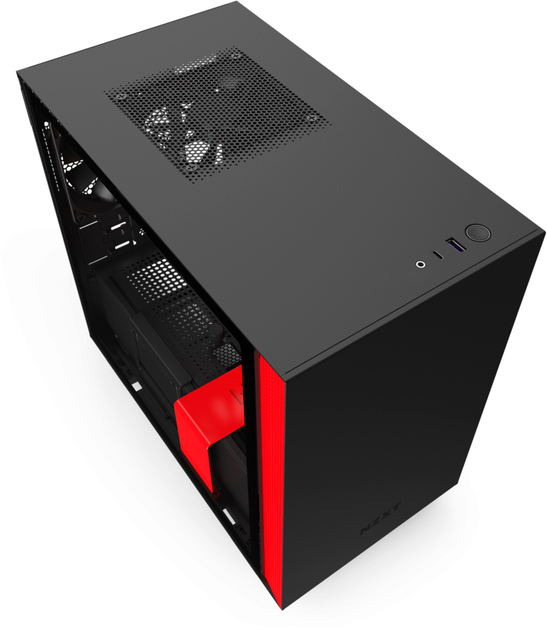 Корпус NZXT H210 Black/Red Chassis (CA-H210B-BR) - зображення 14