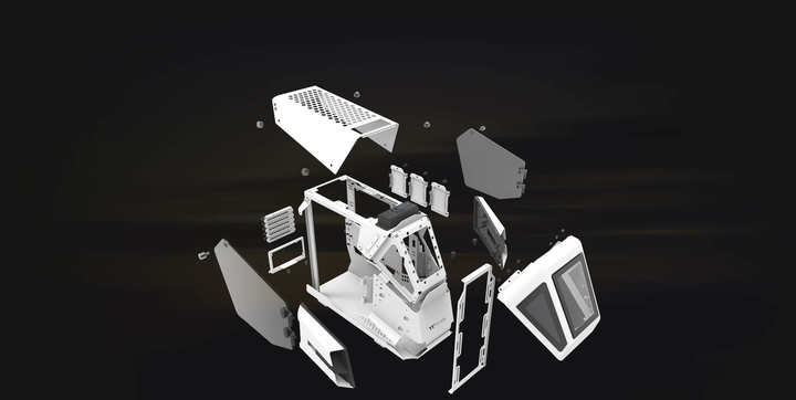 Obudowa Thermaltake AH T200 Micro Chassis White (CA-1R4-00S6WN-00) - obraz 10