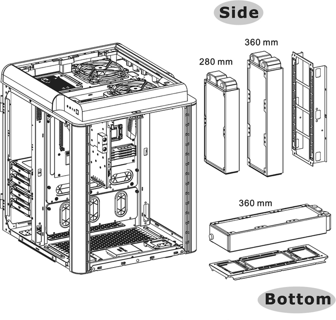Obudowa Thermaltake Level 20 HT czarne (CA-1P6-00F1WN-00) - obraz 4
