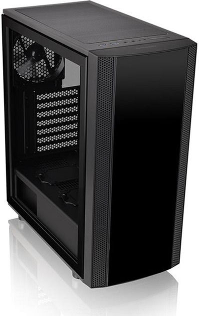 Obudowa Thermaltake Versa J25 Tempered Glass Edition Czarne (CA-1L8-00M1WN-00) - obraz 7