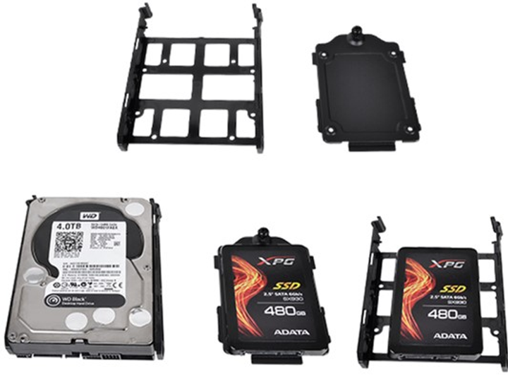 Obudowa Thermaltake Versa J25Tempered Glass RGB Edition Black (CA-1L8-00M1WN-01) - obraz 15