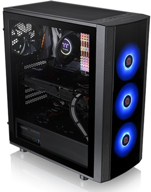 Obudowa Thermaltake Versa J25Tempered Glass RGB Edition Black (CA-1L8-00M1WN-01) - obraz 18