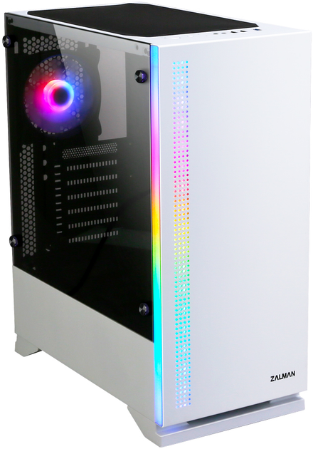 Obudowa Zalman S5 Biała RGB (TG) - obraz 3