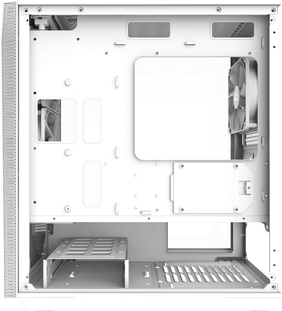 Obudowa Zalman Z1 Iceberg White (Z1ICEBERGWH) - obraz 4