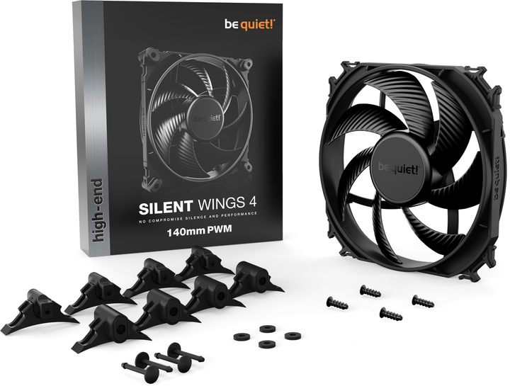 Chłodzenie be quiet! Silent Wings 4 140mm PWM Czarny (BL096) - obraz 5