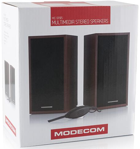 Акустична система Modecom MC-SF05 2.0 Brown - зображення 2