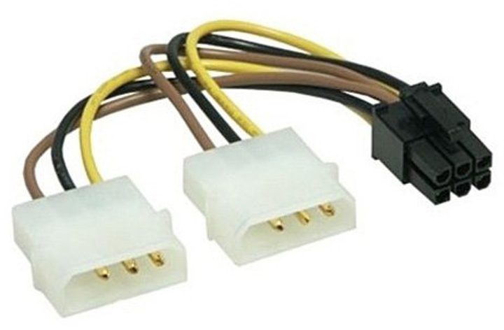 Kabel Gembird Molex - PCI Express 0,15 m (CC-PSU-6) - obraz 1