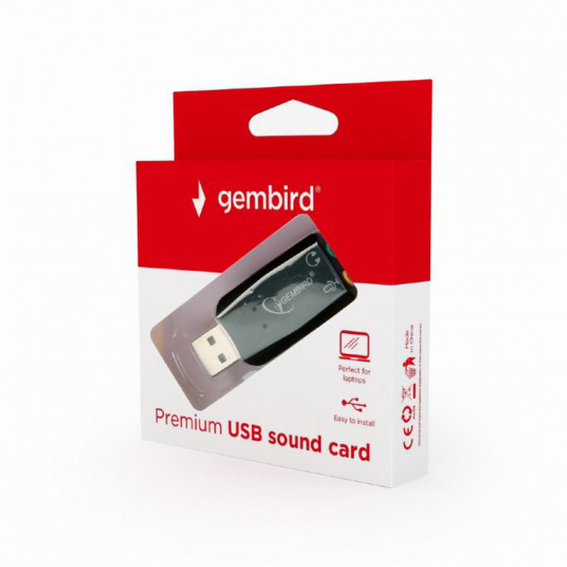 Adapter słuchawkowy Gembird SC-USB2.0-01 - obraz 3