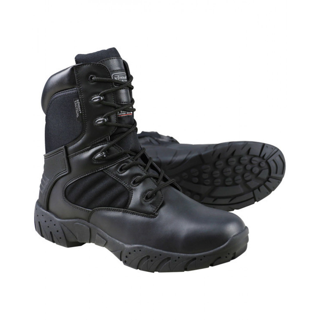Ботинки тактические кожаные Kombat UK Tactical Pro Boots All Leather черные 44 - изображение 1