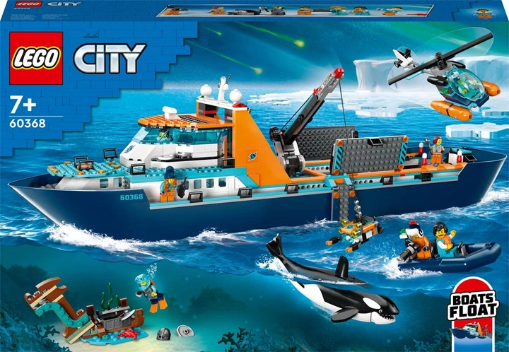 Конструктор LEGO City Арктичний дослідницький корабель 815 деталей (60368) - зображення 1