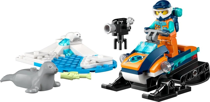Конструктор LEGO City Арктичний дослідницький снігохід 70 деталей (60376) - зображення 2