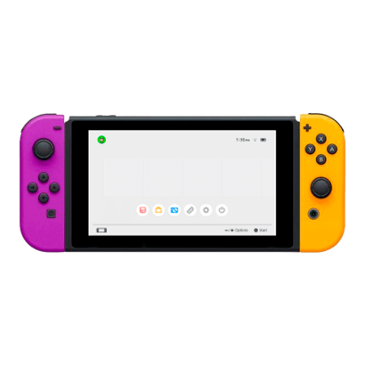 Консоль Nintendo Switch HAC-001(-01) 32GB Neon Purple Neon Orange Б/У - Фото 1 Консоль Nintendo Switch HAC-001(-01) 32GB Neon Purple Neon Orange Б/У - изображение 1