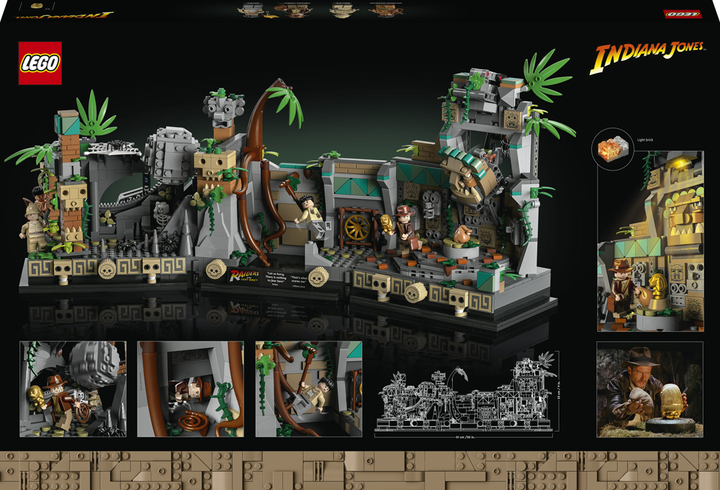Конструктор LEGO Indiana Jones Храм Золотого Ідола 1545 деталей (77015) - зображення 7