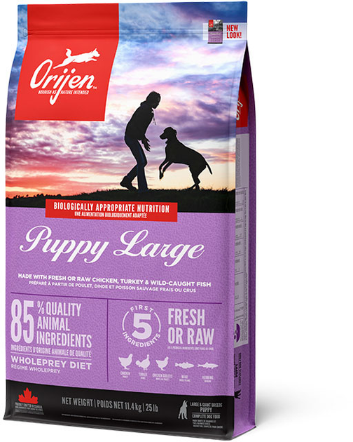 Сухой корм для щенков крупных пород Orijen Puppy Large 11.4 кг (o18112) - изображение 2