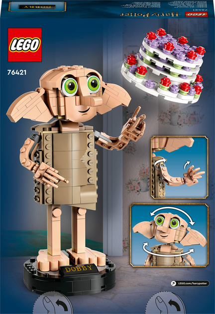 Zestaw klocków LEGO Harry Potter Skrzat domowy Zgredek 403 elementy (76421) - obraz 10