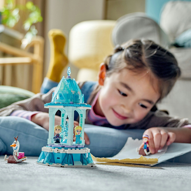 Zestaw klocków LEGO Disney Magiczna karuzela Anny i Elzy 175 elementów (43218) - obraz 3