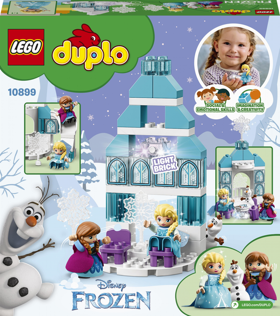Zestaw klocków LEGO DUPLO Disney Księżniczka Lodowy zamek 59 elementów (10899) - obraz 12