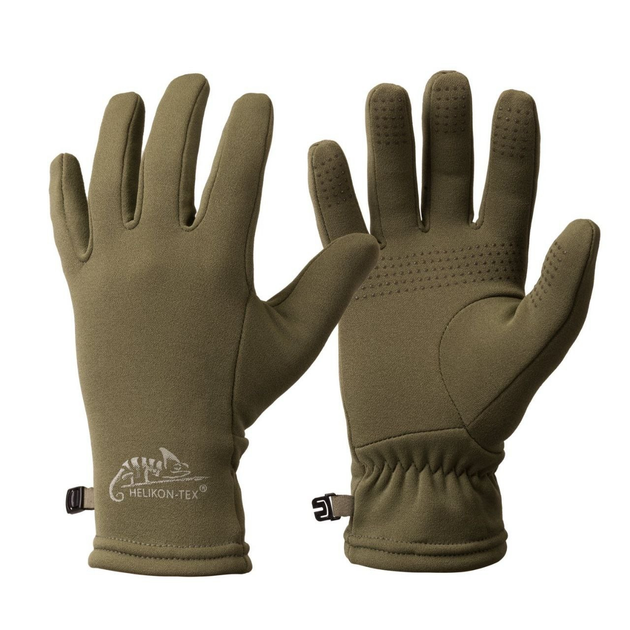 Перчатки Trekker outback Helikon-Tex Olive green (Олива) M/Regular Тактические - изображение 1