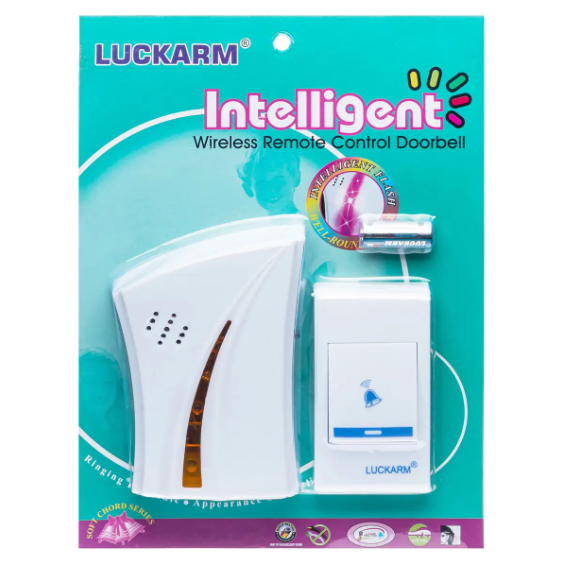 Дзвінок дверний безпровідний LUCKARM 001 Yellow - зображення 4