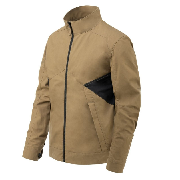 Куртка тактическая мужская GREYMAN jacket Helikon-Tex Coyote/Black (Койот-черный) L-Regular - изображение 1