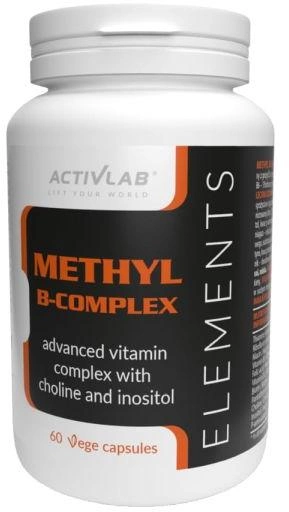 Комплекс вітамінів B ActivLab Elements Methyl B-Complex 60 капсул (5907368800066) - зображення 1