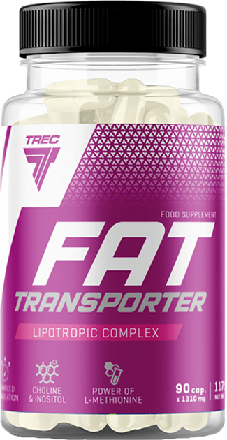 Spalacz lipotropowy Trec Nutrition Fat Transporter 90 kapsułek (5902114017231) - obraz 1