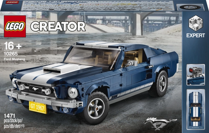 Zestaw LEGO Creator Expert Ford Mustang 1471 części (10265) - obraz 1