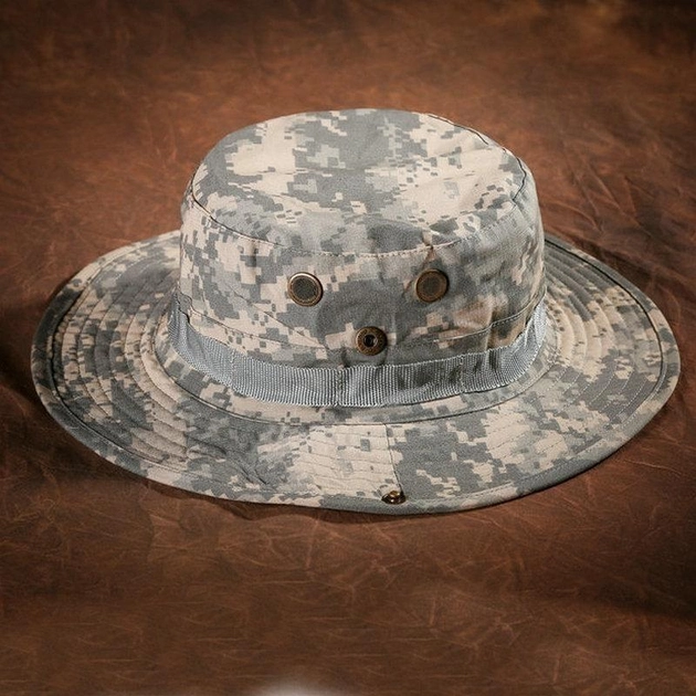 Панама защитная шляпа тактическая для ЗСУ, охоты, рибалки Пиксель - изображение 2