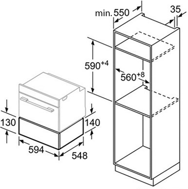 Szafka grzewcza BOSCH BIC630NB1 - obraz 4
