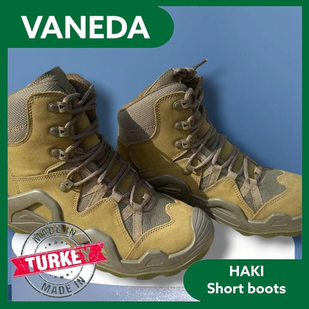 Короткие тактические летние ботинки VANEDA Ванеда Олива 40 - изображение 1