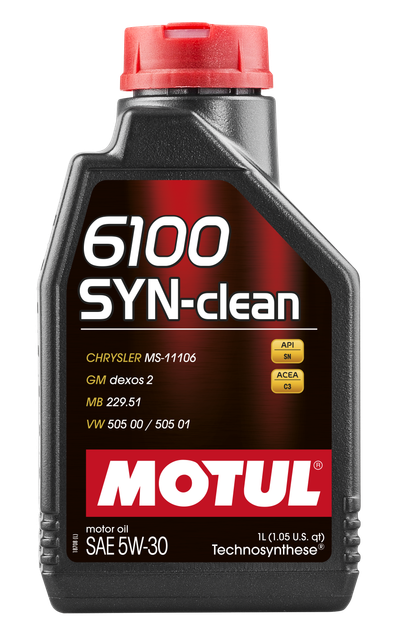 Олива Motul 6100 Syn-Clean SAE 5W30 1Л - Фото 1 Олива Motul 6100 Syn-Clean SAE 5W30 1Л - изображение 1