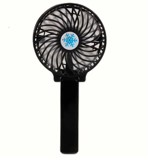 Вентилятор аккумуляторный Handy Mini Fan портативный складной от USB Черный - изображение 6