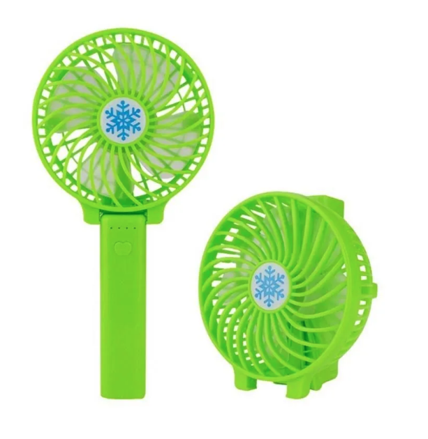 Вентилятор аккумуляторный Handy Mini Fan портативный складной от USB Салатовый - изображение 4