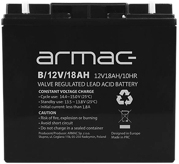 Акумуляторна батарея Armac 12V 18A (B/12V/18AH) - зображення 2