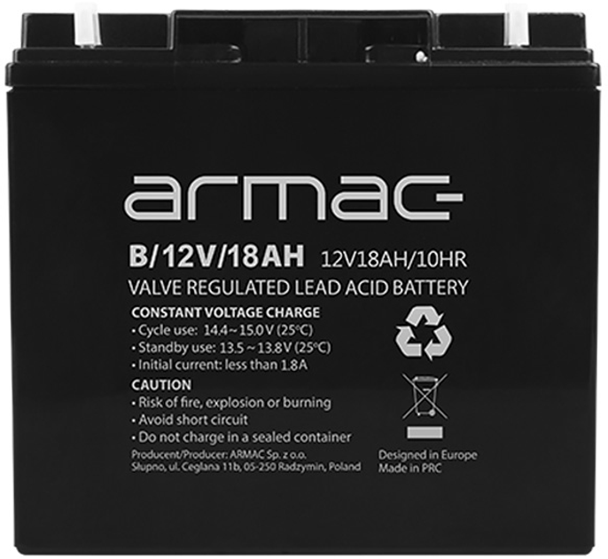 Акумуляторна батарея Armac 12V 18A (B/12V/18AH) - зображення 2