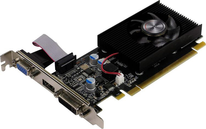 AFOX PCI-Ex GeForce GT610 1GB GDDR3 (64bit) (954/1333) (DVI, VGA, HDMI) (AF610-2048D3L7-V8) - obraz 2